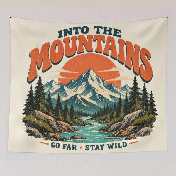 Item preview, Into the mountains for adventure designed and sold by anytka.