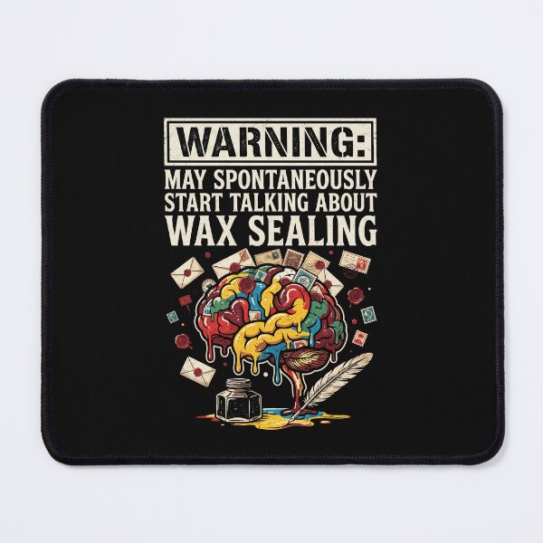Item preview, Wax Sealing On My Mind Brain Ink Seal designed and sold by MizoX7.