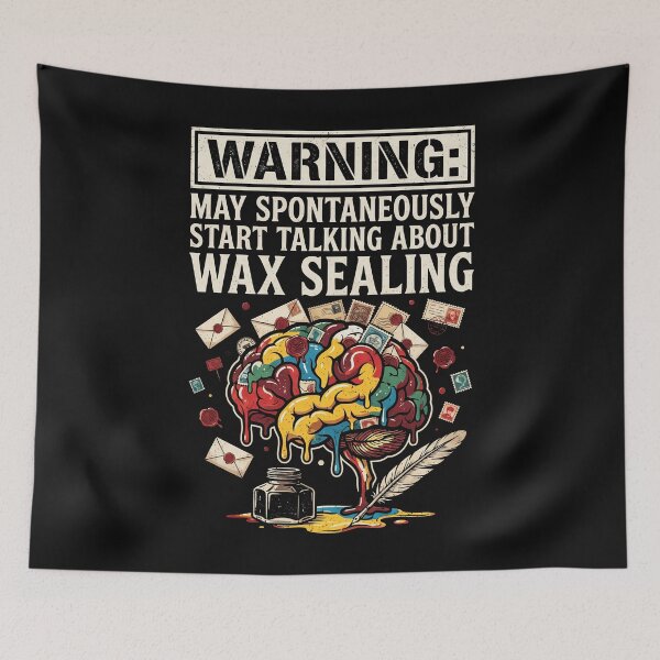 Item preview, Wax Sealing On My Mind Brain Ink Seal designed and sold by MizoX7.