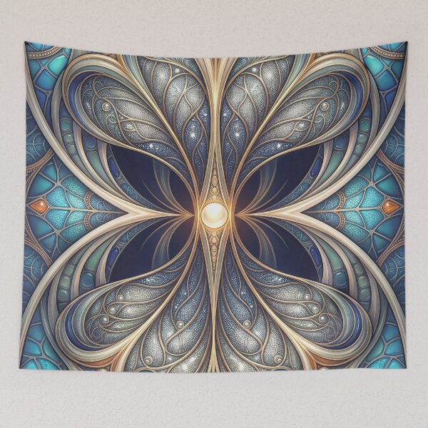 Item preview, Art Nouveau Stained Glass Mosaic Pattern designed and sold by Frackxion.