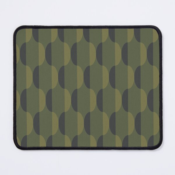 Item preview, Mid Century Modern Oval Tile – Olive Moss Green designed and sold by susycosta.