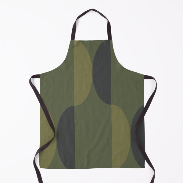 Item preview, Mid Century Modern Oval Tile – Olive Moss Green designed and sold by susycosta.