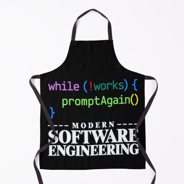 Item preview, Modern Software Engineering: promptAgain() Dev Joke designed and sold by CalmWorldShop.