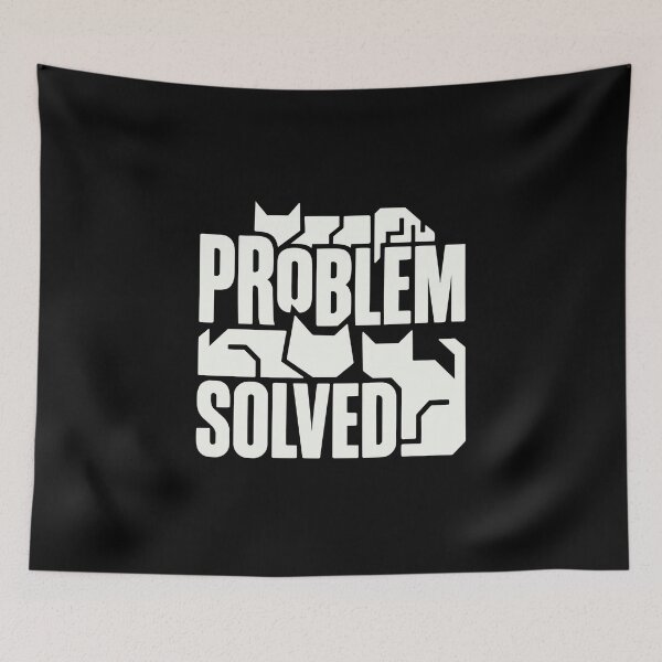 Item preview, Problem Solved Cat Lover Feline Humor designed and sold by PopStars1993.
