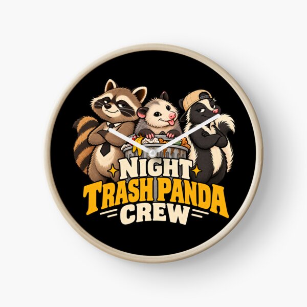 Item preview, Night trash panda crew  designed and sold by HiPatti.