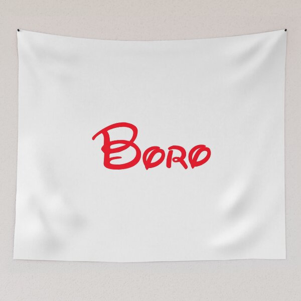 Item preview, Middlesbrough Boro Theme Park Parody Red on white designed and sold by Logo-A-GoGo.