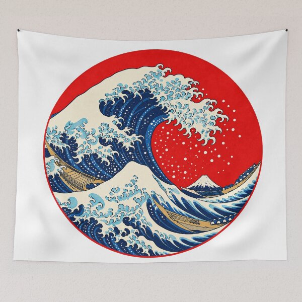 Item preview, A Grande Onda de Kanagawa designed and sold by Renata Carlomagno.