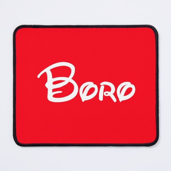 Item preview, Middlesbrough Boro Theme Park Parody White on Red designed and sold by Logo-A-GoGo.