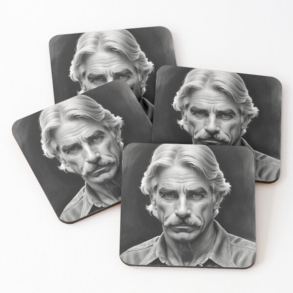 Item preview, Sam Elliot designed and sold by WorldofCharcoal.