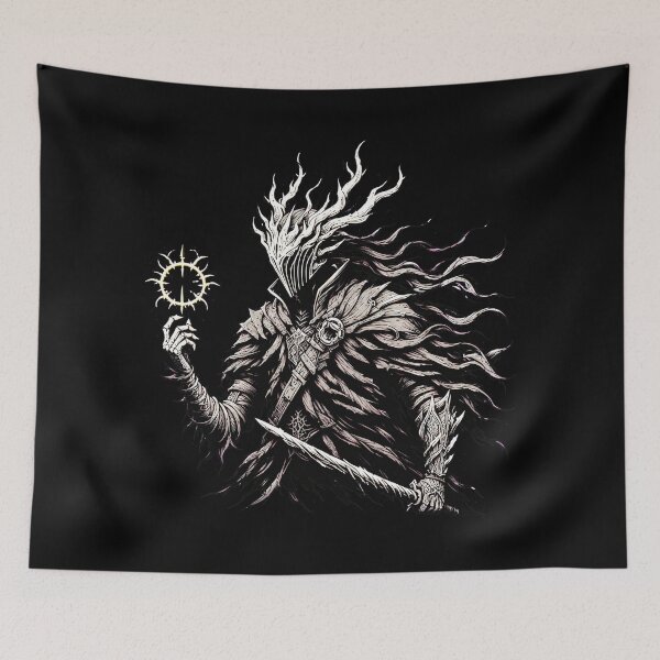 Item preview, Dark Fantasy Knight with Glowing Magic Sigil designed and sold by Munib302.