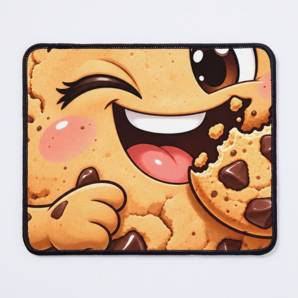 Item preview, Cute Chocolate Chip Cookie Kawaii Happy Snack Character designed and sold by RDproject.
