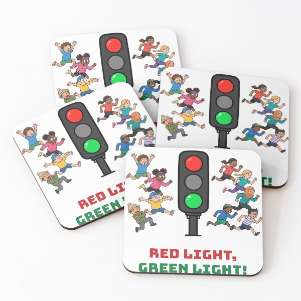 Item preview, Red Light Green Light Funny Shirt — Traffic Light Runner Game Tee designed and sold by RobinHoodShirts.
