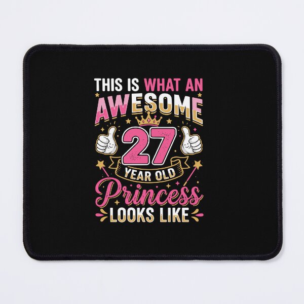Item preview, This Is What An Awesome 27 Year Old Princess Looks Like Twenty Seven Birthday Woman designed and sold by PopStars1993.