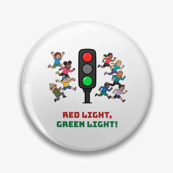 Item preview, Red Light Green Light Funny Shirt — Traffic Light Runner Game Tee designed and sold by RobinHoodShirts.