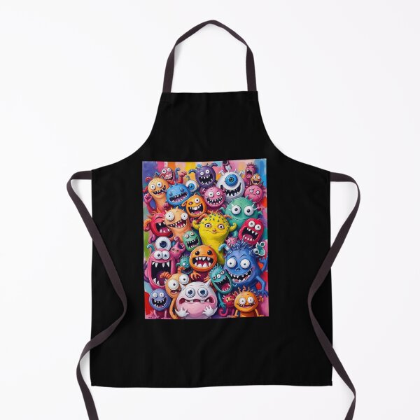 Item preview, CUTE FUNNY SILLY AESTHETIC MONSTER ART designed and sold by krowsunna.