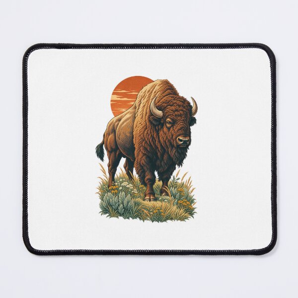 Item preview, Bison Prairie Sunset designed and sold by cybersilverhand.