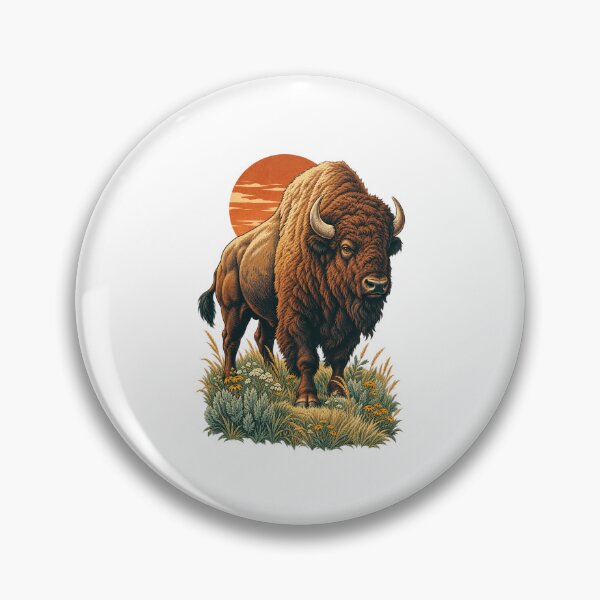 Item preview, Bison Prairie Sunset designed and sold by cybersilverhand.