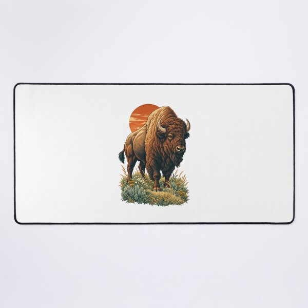 Item preview, Bison Prairie Sunset designed and sold by cybersilverhand.