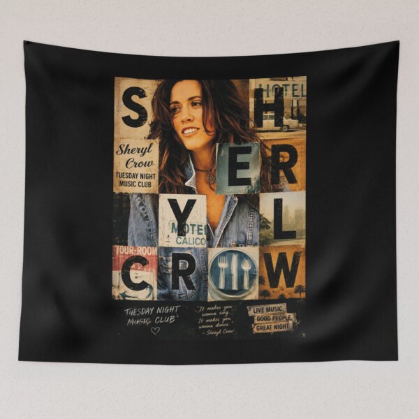 Item preview, Sheryl Crow Retro Music Club Collage  designed and sold by Corbinee.