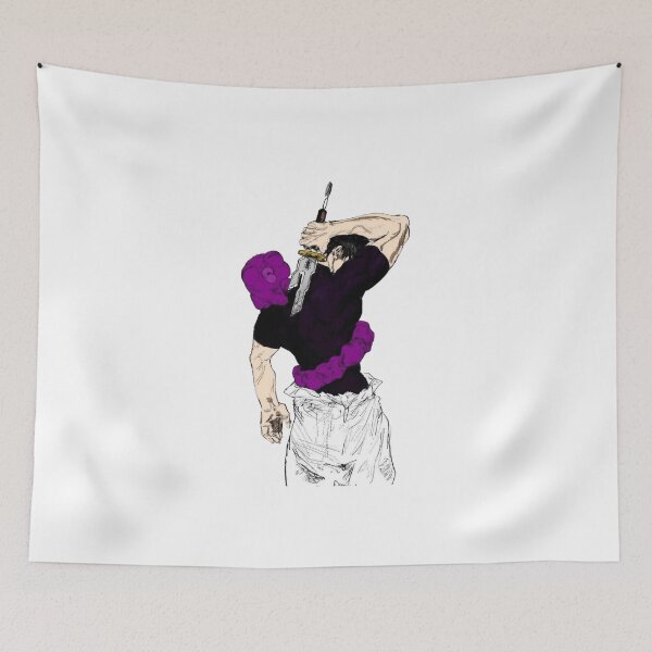 Item preview, Purple Cursed Energy Warrior with a Raised Blade Anime Art designed and sold by Mr-MC-kitty.