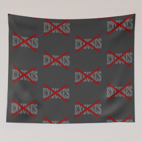 Item preview, No Excuses designed and sold by TheBoyTeacher.