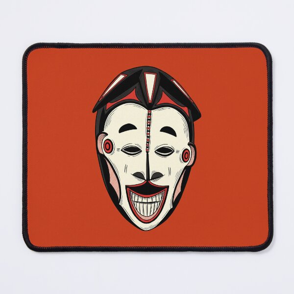 Item preview, African Idoma Mask Print: Ancestral Warrior Relic designed and sold by FreiherrPK.