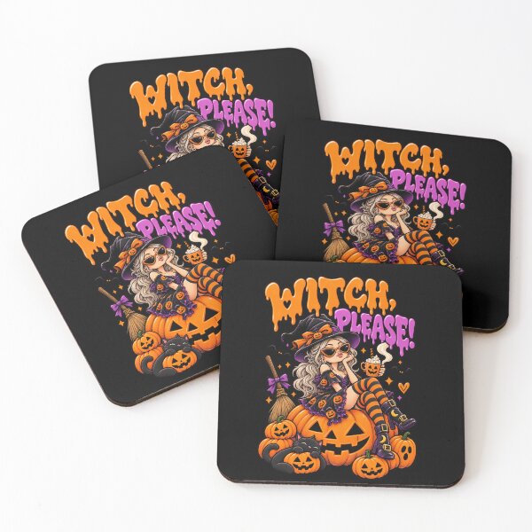 Item preview, Witch Please Funny Sassy Witch Halloween Art designed and sold by Cardio Boutique.
