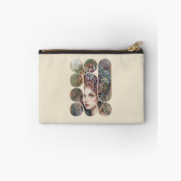 Item preview, Surreal Fantasy Woman Watercolor Split Panel Art designed and sold by Liberarteprint.