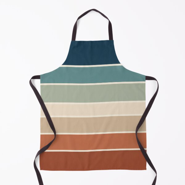 Item preview, Retro Earth Tone Horizontal Stripes Minimalist Art designed and sold by KokoDeez.
