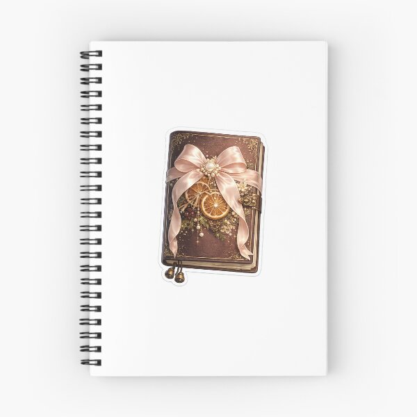 Item preview, "Dark Academia Christmas Journal Sticker | Botanical Holiday Aesthetic Sticker | Vintage Christmas Laptop Sticker" designed and sold by PawsAndpetalstudio.