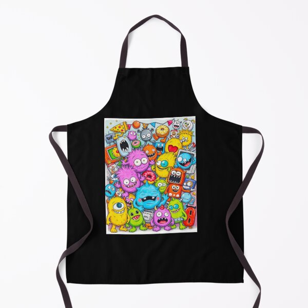 Item preview, HAPPY FUNNY CUTE SILLY COLORFUL MONSTER ART designed and sold by krowsunna.