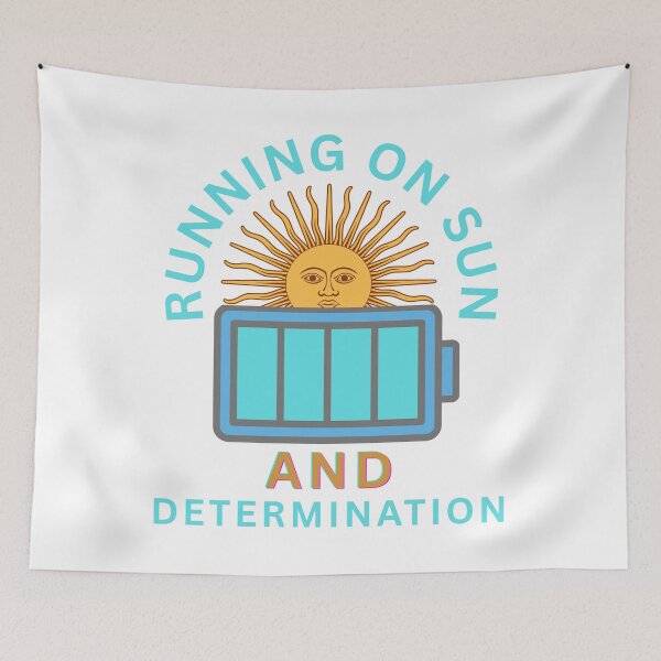 Item preview, Running On Sun and Determination designed and sold by FiberatWorkTechs.