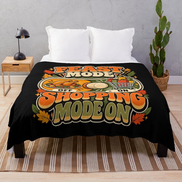Item preview, Feast Mode Shopping Mode Funny Holiday Retro designed and sold by Im-Ara.