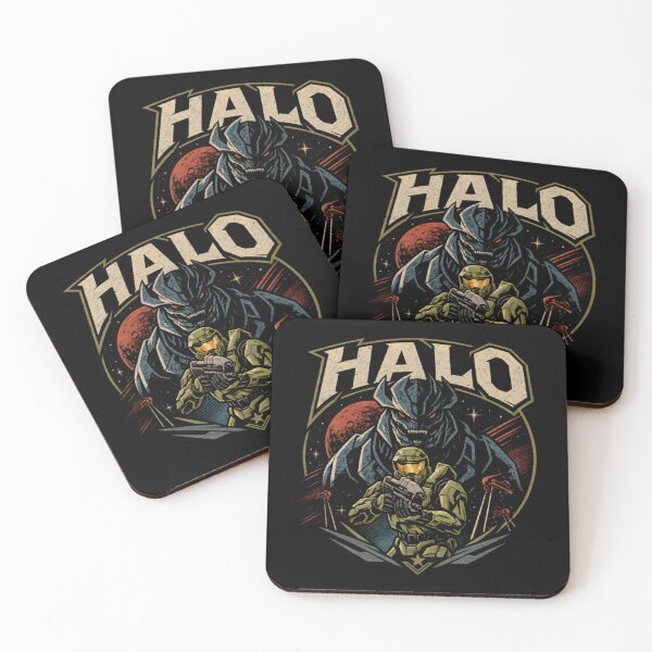 Item preview, Halo Master Chief And Arbiter Retro Sci Fi Graphic designed and sold by Travismit.