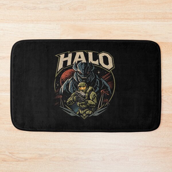 Artikelvorschau, Halo Master Chief und Arbiter Retro-Sci-Fi-Grafik entworfen und verkauft von Travismit.