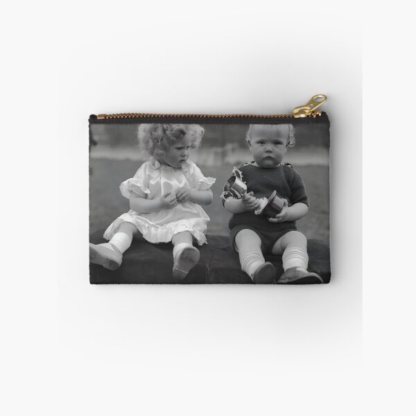 Item preview, Yes! Let the jealously flow through you, child funny childhood jealous participation trophy vintage black and white photograph designed and sold by Astrid Arkhangelsky.