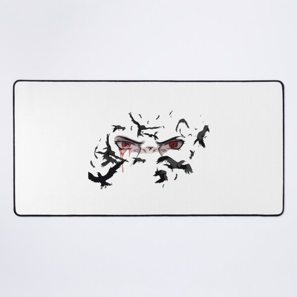 Item preview, Intense Red-Eyed Shinobi Stare Emerging from Black Ink designed and sold by Mr-MC-kitty.