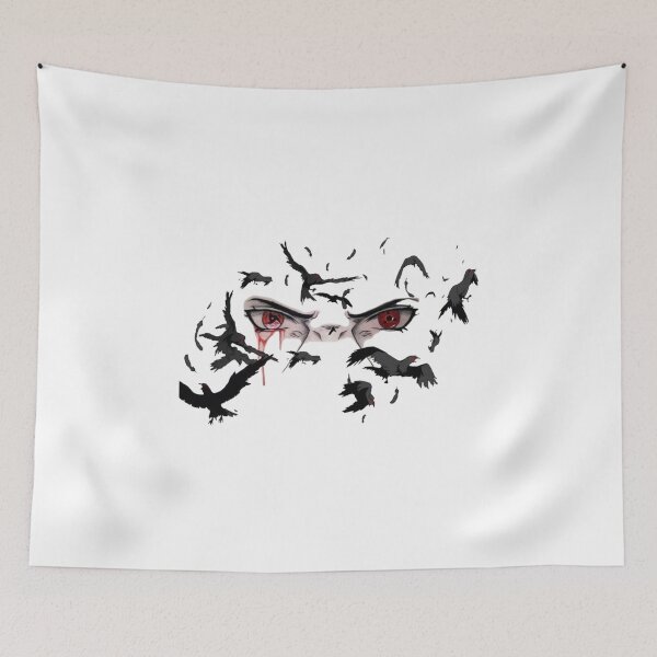 Item preview, Intense Red-Eyed Shinobi Stare Emerging from Black Ink designed and sold by Mr-MC-kitty.