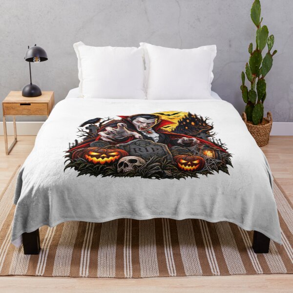 Item preview, This is a Halloween themed design with a vampire and other Halloweed themes designed and sold by RBBeachDesigns.