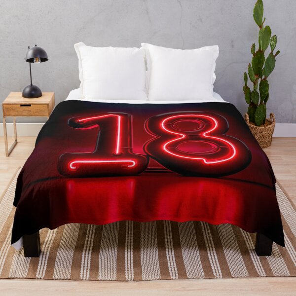 Item preview, Eighteenth birthday in neon light number of adult designed and sold by Segasprojects.