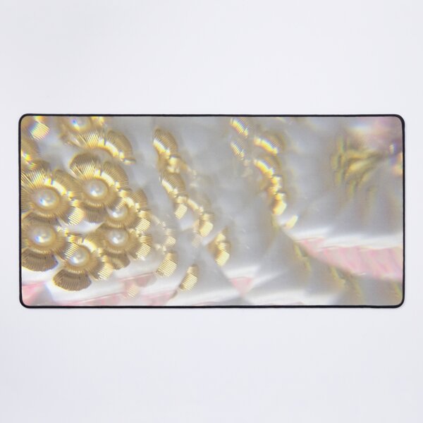 Item preview, Rose Quartz Elegance: Golden Floral Prism designed and sold by ElionSolis.