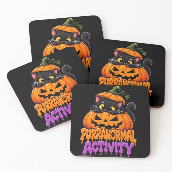 Item preview, Purranormal Activity Funny Black Cat Halloween Pumpkin designed and sold by Cardio Boutique.