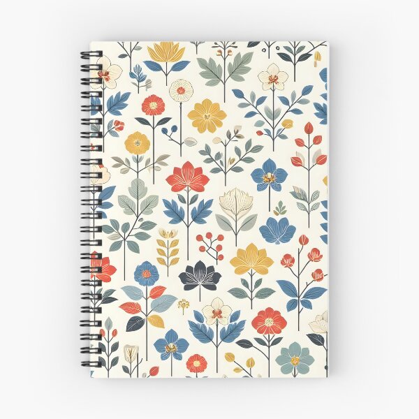 Item preview, Folk Art Wildflower Garden Pattern designed and sold by Sybille-Yates.