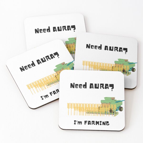 Item preview, NEED AURA? I’M FARMING design tee | Farming aura wheat and combine harvester T-shirt | Farmer edit designed and sold by Giobb-Artwork.