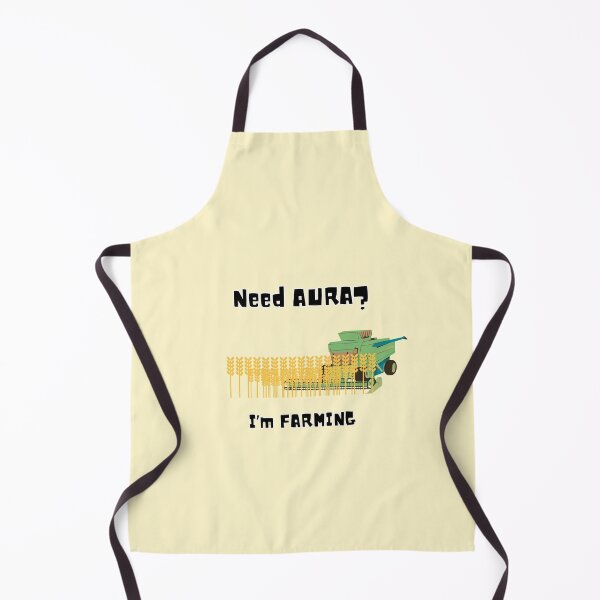 Item preview, NEED AURA? I’M FARMING design tee | Farming aura wheat and combine harvester T-shirt | Farmer edit designed and sold by Giobb-Artwork.
