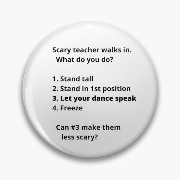 Item preview, Scary Ballet Teacher Walks In designed and sold by aikoamn.