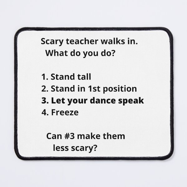 Item preview, Scary Ballet Teacher Walks In designed and sold by aikoamn.