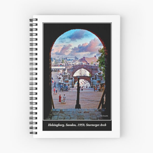 Item preview, Helsingborg, Sweden, May 12, 1959, View Through Stortorget Arch designed and sold by AMacGPhilly.