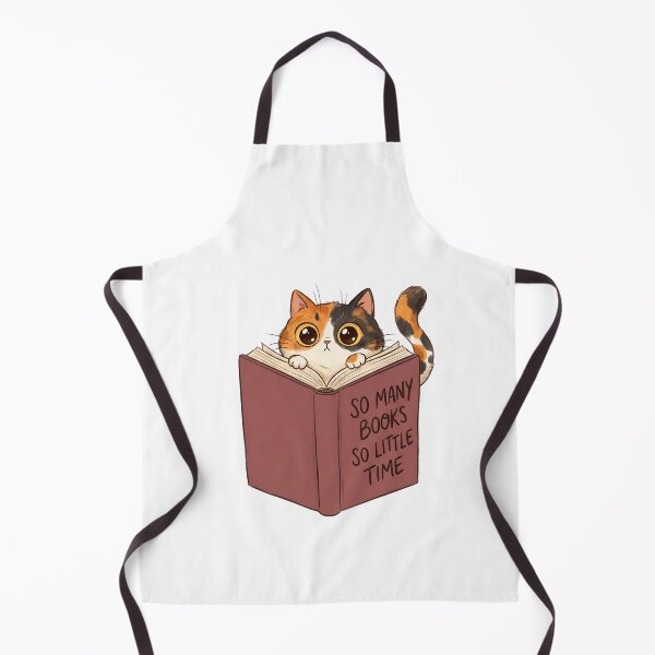 Item preview, Cute Bookish Calico Cat – So Many Books So Little Time designed and sold by LexaArtworks.