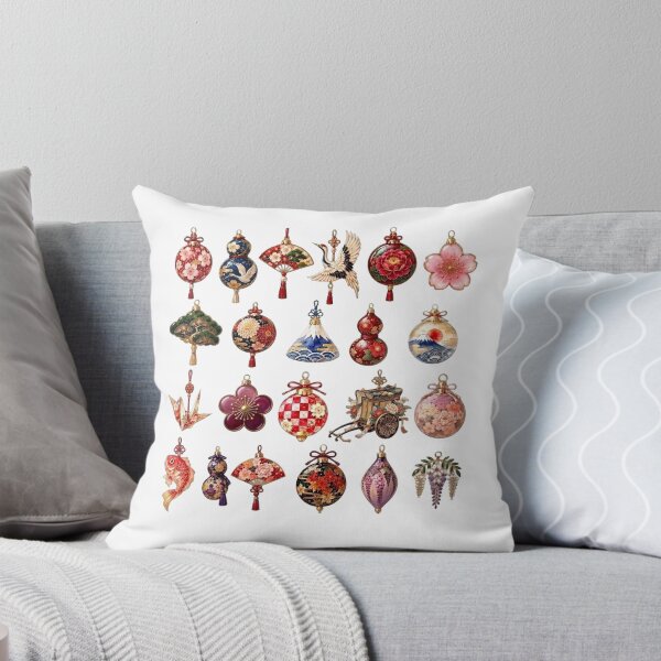 Item preview, Japanese Motif Ornament Collection | Traditional Japanese Art and Floral Designs designed and sold by asumintjapan1.